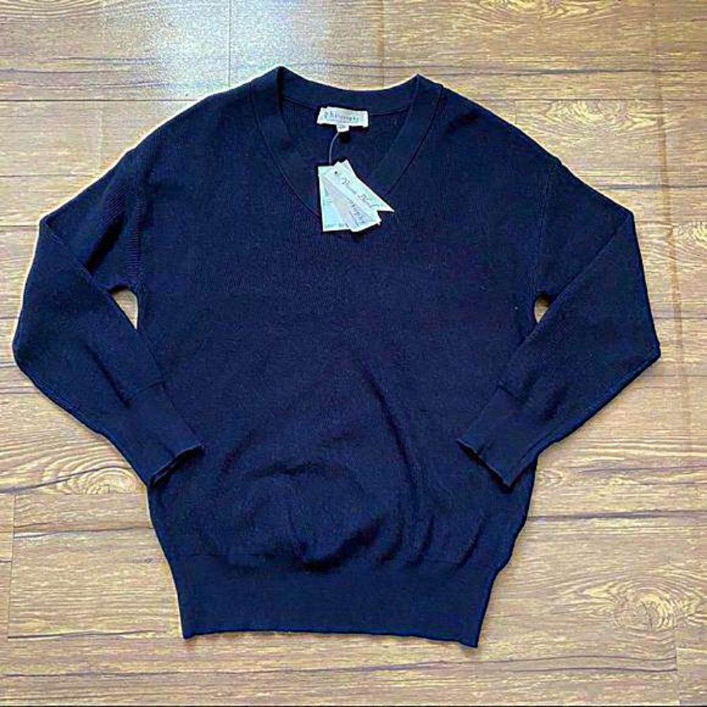 NWT Philosophy Dropped-Shoulder Sweater Size XS
